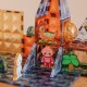 WOOPIE Klocki Magnetyczne Konstrukcyjne Świecące 3D Park Dinozaurów 124el.