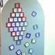 WOOPIE Przestrzenne Klocki Magnetyczne Nauka Liczb 70 Elementów