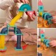 WOOPIE Klocki Magnetyczne Konstrukcyjne Tor Kulkowy 3D 228el.