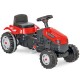WOOPIE Traktor na Pedały Czerwony