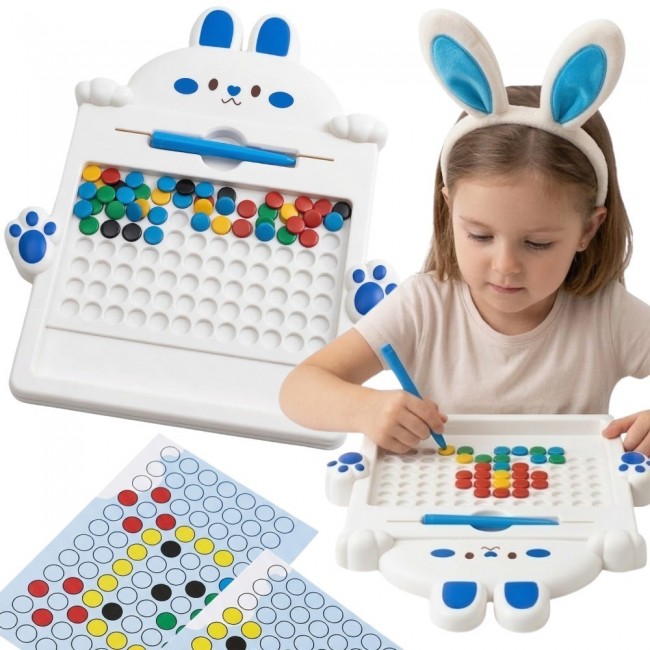 WOOPIE Tablica Magnetyczna dla Dzieci Montessori MagPad Królik