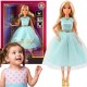 WOOPIE ROYAL Lalka Lily 30 cm Długie Blond Włosy Elegancka Turkusowa Sukienka