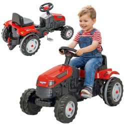 WOOPIE Traktor na Pedały Czerwony