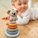 WOOPIE BABY Zestaw Edukacyjny 3w1 Piramidka Klocki Gryzak