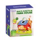 WOOPIE BABY Interaktywny Domek Farma Sorter Pianinko + 7 Pluszaków Edukacyjny