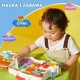 WOOPIE  BABY Interaktywna Tablica Manipulacyjna Busy Car 3w1 Walizka Sensoryczna