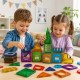 WOOPIE Klocki Magnetyczne Konstrukcyjne 3D Zestaw Edukacyjny Zamek 30el.