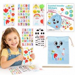 WOOPIE ART&FUN Zestaw Kreatywny Zrób Torebkę Dekorowanie Woreczka Imię Dziecka DIY