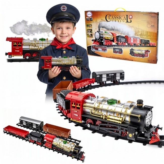 WOOPIE Pociąg Classical Train + 29 Akcesoriów