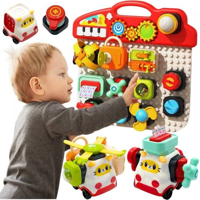 WOOPIE BABY Kolorowy Panel Aktywności Tablica Manipulacyjna