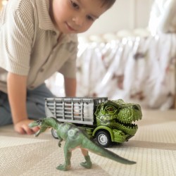 WOOPIE Samochód Zdalnie Sterowany RC Dinozaur Zielony + Figurka
