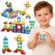 WOOPIE Magnetyczne Klocki Konstrukcyjne Montessori 3D 63 Elementy