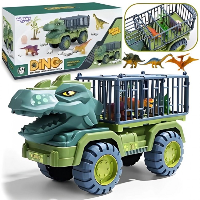 WOOPIE Ciężarówka Dinozaur Transporter Figurki
