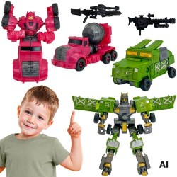 WOOPIE Transformers  Zestaw 2 Robotów Bojowych