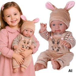 WOOPIE ROYAL Lalka Bobas w Ubranku Króliczek 43 cm