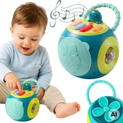 Woopie Interaktywna Kula Edukacyjna Montessori Sorter Pianinko