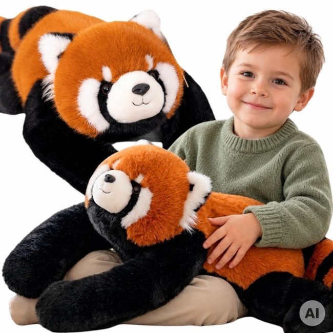 WOOPIE Ruda Panda Obciążeniowy Pluszak Sensoryczny 1,5kg