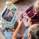 WOOPIE Wózek Lekarski Zestaw Mały Doktor EKG Dźwięk Światło Regulowany 26el