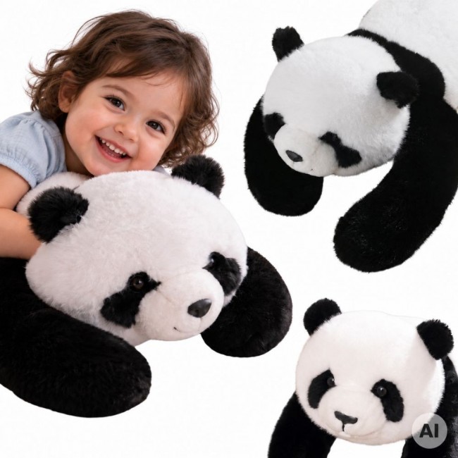 WOOPIE Panda Obciążeniowy Pluszak Sensoryczny 1kg