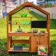 Woopie Green Drewniana Kuchnia Błotna Ogrodowa Montessori dla Dzieci