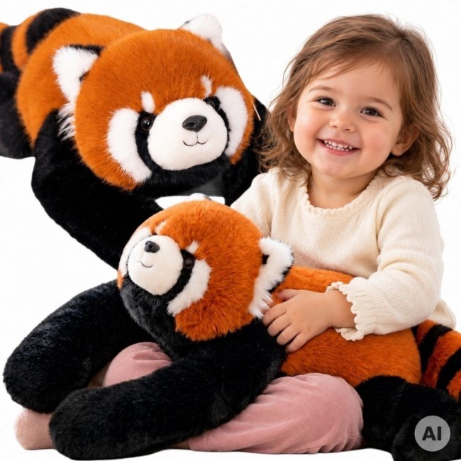 WOOPIE Ruda Panda Obciążeniowy Pluszak Sensoryczny 1kg