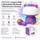 WOOPIE Multifunkcyjna Lampka RGB Głośnik Bluetooth Karaoke Modulator Głosu Karta SD Fioletowa