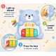 WOOPIE BABY Pianinko Interaktywne Muzyczny Miś Dźwięki Światło