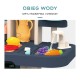 WOOPIE Duża Interaktywna Kuchnia z Obwodem Wody Dla Dzieci + Akcesoria (65el.)