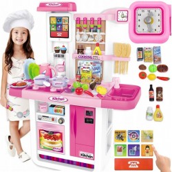 WOOPIE Kuchnia MY LITTLE CHEF  Panel Dotykowy z Dźwiękiem Obieg Wody Różowa