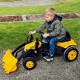 WOOPIE Ogromny Traktor Na Pedały Spychacz Żółty