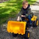 WOOPIE Ogromny Traktor Na Pedały Spychacz Żółty