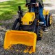 WOOPIE Ogromny Traktor Na Pedały Spychacz Żółty