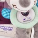 WOOPIE Interaktywny Pluszak Przytulanka dla Niemowląt Światło Dźwięk Piesek Usypiacz