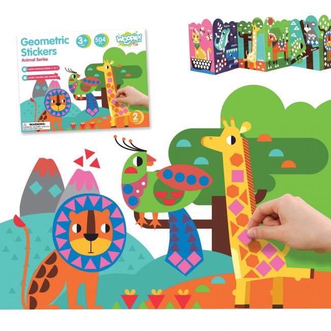 WOOPIE ART&FUN Zestaw Kreatywny Wyklejanka Zwierzątka 504 el.