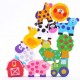 TOOKY TOY Zwierzęta z Farmy do Nawlekania