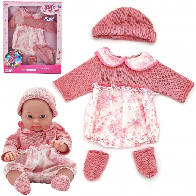 WOOPIE Ubranko dla Lalki Zestaw Sukienka Czapeczka 43 - 46  cm
