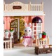 WOOPIE Domek dla Lalek Rodzina Krolików Kwiaciarnia + Figurki 4 szt.